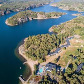 Hällestrand Seaview Apartment，位于斯特伦斯塔德的酒店