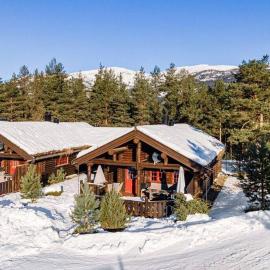 100m lift, 2 min swim - Large family cabin，位于弗罗达尔的酒店