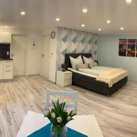Modern apartment especially suited for business consultants I close to Telekom, UN Campus I very cool during hot summer I reserved parking,位于波恩的酒店
