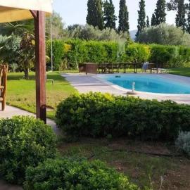 Luxurious 6 bedroom villa with a private pool，位于哈尔基斯的酒店