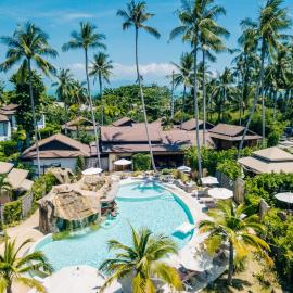 Khwan Beach Resort - Luxury Glamping and Pool Villas Samui - Adults Only - SHA Extra Plus，位于湄南海滩的酒店