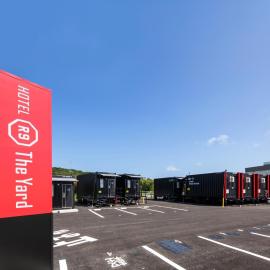 HOTEL R9 The Yard Uruma，位于宇流麻的酒店