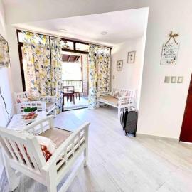Las Terrenas beachfront 2 bedrooms condo with pool，位于拉斯特拉纳斯的酒店