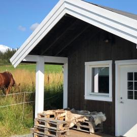 Hytte på Myhre Gård，位于Skammestein的酒店