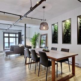 Le Gentleman // Downtown spacious condo，位于魁北克市的酒店