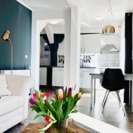 Die Stader Ferienwohnung mit Terrasse，位于施塔德的酒店