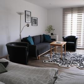 FeWo TIMON großzügig modern mit Terrasse ca 50 qm，位于哈姆的酒店