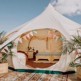 raus und gut Glamping am Gräbendorfer See，位于Drebkau的酒店