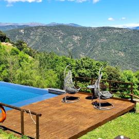 Hotel Rural & Spa Mas Prat，位于Vall de Bianya的酒店