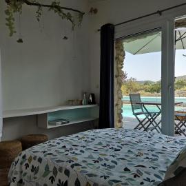 Chez Nathalie et Raphaël，位于Grane的酒店