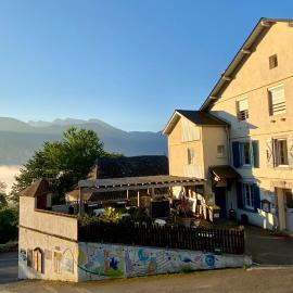 Auberge de Perchades，位于Bilhères en Ossau的酒店