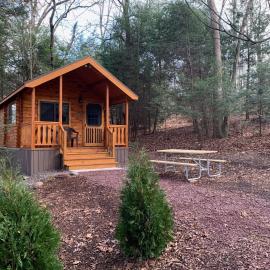 Lakewood Park Campground - Luxury Cabin，位于Barnesville的酒店