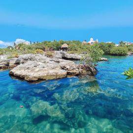 Condo Yalku - Private access to Lagoon，位于图卢姆的酒店