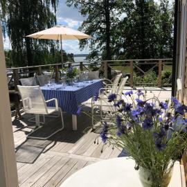 Ferienhaus am Vänern mit Seeblick，位于玛丽斯塔德的酒店
