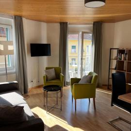 Charmante und zentrale Wohnung am Weiherpark Arbon，位于阿尔邦的酒店