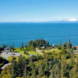 Lost Anchor Cabins - Ocean-view cabins on the bluff，位于Anchor Point的酒店