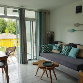 Appartement avec piscine et accès direct plage 249，位于Folle Anse的酒店