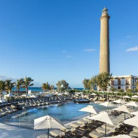 Hotel Faro, a Lopesan Collection Hotel - Adults Only，位于马斯帕洛马斯的酒店