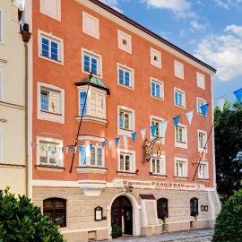 Altstadt- und Businesshotel Pfaubräu - Brauereigasthof - Frühstücksbuffet - kostenfreie Radgarage - Hunde willkommen，位于特罗斯特贝格安德尔阿尔兹的酒店