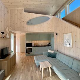 Fresh hytte ved Borestranden med to soverom og hems，位于Klepp的酒店
