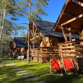 BORSKÓWKA domki z balią z jacuzzi i sauna，位于博尔斯克的酒店