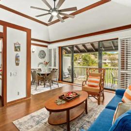 Kiahuna Plantation Unit 42, Air Conditioning, 2 Minute Walk to Beach，位于科洛阿的酒店