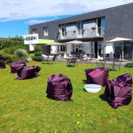Logis Hôtel Cozy Morlaix，位于Plouigneau的酒店