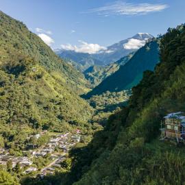 Cabaña Eco amigable en medio de la montaña.，位于Pastales的酒店