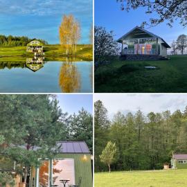 ALANTOS ŽIRGAI Holiday Villas sauna or hottube additional price，位于Alanta的酒店