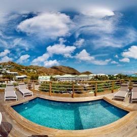 LES LAURIERS - PISCINE SUR LE TOIT - ANSE MARCEL，位于Anse Marcel 的酒店