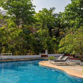 Beachside Bliss Villas by The Blue Kite - Candolim 10 min walk from Sinquerim Beach，位于Sinquerim的酒店
