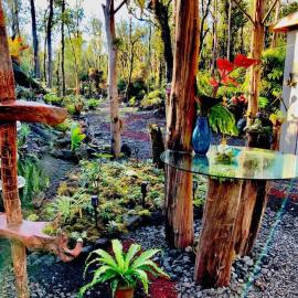 Exotic Garden cottage at amazing volcano fissure，位于芒廷维尤的酒店