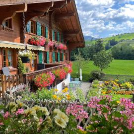 Alpenchalet Spiher Ferienwohnung-Studio und ein weiteres Schlafzimmer，位于格施塔德的酒店