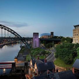 Hilton Newcastle Tyne Bridge，位于泰恩河畔纽卡斯尔的酒店