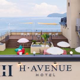 Geoje Mongdol Beach H Avenue Hotel，位于巨济的酒店
