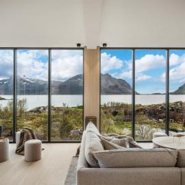 NEW! Luxury Cabin in beautiful Lofoten，位于Kleppstad的酒店