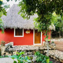 Cabañas HUNAB KU 21，位于Hocabá的酒店