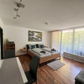 Helle FeWo am Waldrand - mit Balkon, Pool, Sauna & Freizeitgelände，位于弗赖翁的酒店