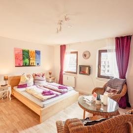 Urlaubsmagie - Ferienwohnung Mühlrad - Sauna & Saisonaler Pool - Zi2，位于塞布尼茨的酒店