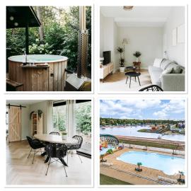Forest Bungalow 1 - Hottub - Nature - Relax，位于Rheezerveen的酒店