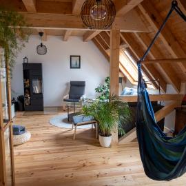 FeWo Dattingen am Dorfrand mit Parkplatz, Wlan und Kamin