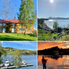 Draget gård, idyllisk småbruk ved sjøen