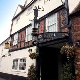 White Hart Hotel，位于泰晤士河畔的多切斯特的酒店