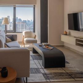 Elegant Condo with Air Conditioning, Pool, Sauna, & Fitness Center in Polanco，位于墨西哥城的酒店