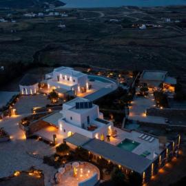 Mykonos AG Villas in Ftelia Beach，位于法蒂亚的酒店