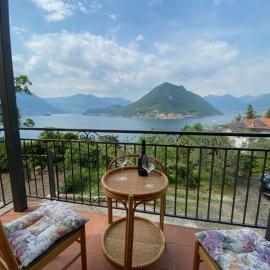 SEBINO apartment lake view di Villa Giuliana，位于苏尔扎诺的酒店