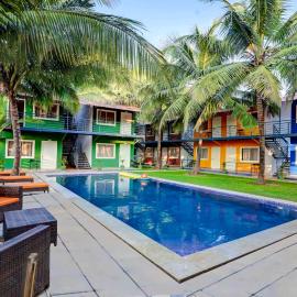 Treebo Morjim Banyan Resort with Swimming Pool，位于莫尔吉姆的酒店