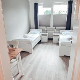 Zweibettzimmer "Grau" in zentraler Lage，位于不莱梅的酒店