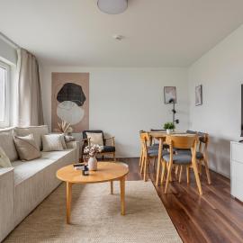 Global Living - Design Apartments I Terrace I Kitchen I Smart-TV I Parking space I München,位于慕尼黑的酒店