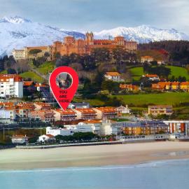 Dúplex en Comillas. Urb Balcón del Cantábrico，位于柯米拉斯的酒店